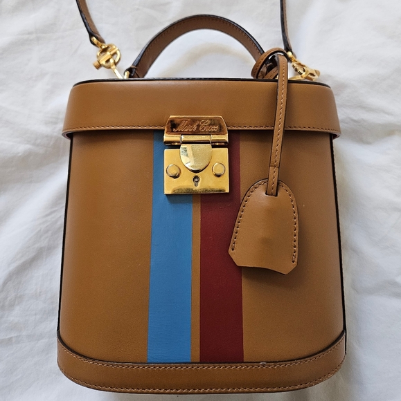 Mark Cross Benchley Bag with Contrast Stripe - Picture 1 of 5